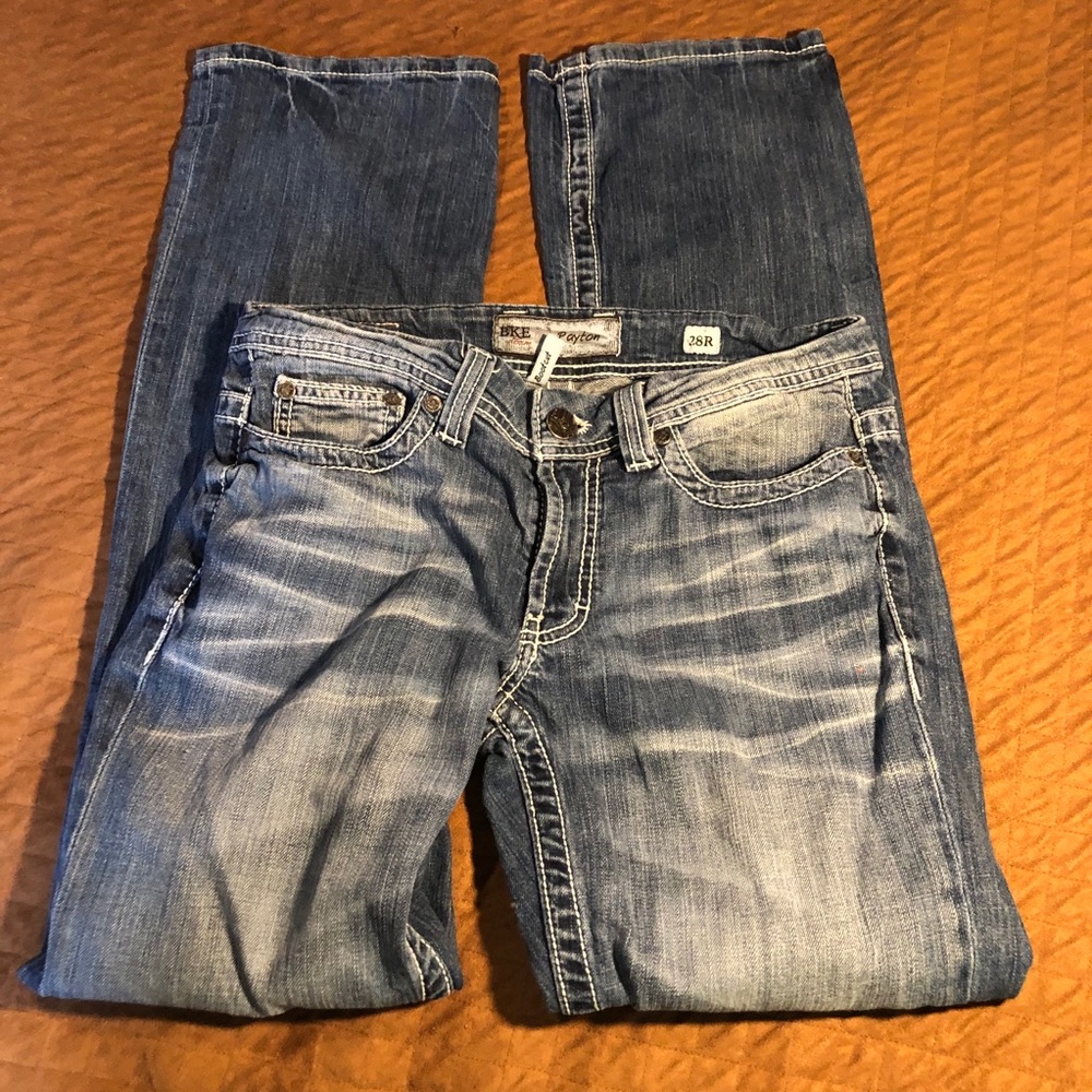 BKE PAYTON JEANS SIZE 28R BOOTCUT 28 x 31 1/2